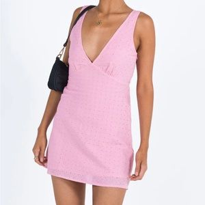 Princess Polly NELLIE MINI DRESS ORCHID PINK